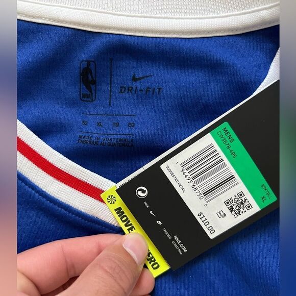 Nike Authentic Joel Embiid NBA Swingman Philadelphia 76ers Jersey - Picture 4 of 7